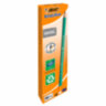 Карандаш чернографитный BIC, 1 шт., "Evolution", HB, с ластиком, корпус зеленый, 8803323, 36 штук, 180094