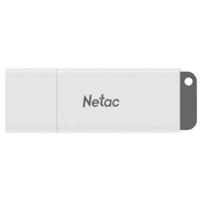 Флеш-диск 32GB NETAC U185, USB 2.0, белый, NT03U185N-032G-20WH, 513703