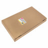 Пакет подарочный КОМПЛЕКТ 7 шт., 26x13x32 см, скретч-слой + стилус, "Heart on Kraft", ЗОЛОТАЯ СКАЗКА, 591971, 591971