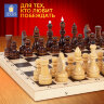 Шахматы турнирные, деревянные, лакированные, глянцевые, доска 40*40 см, ЗОЛОТАЯ СКАЗКА, 665363, 665363