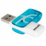 Флеш-диск 16 GB PHILIPS VIVID, разъем USB 2.0, синий, FM16FD05B/97, 514089