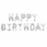 Шары воздушные НАБОР ДЛЯ ДЕКОРА "Happy Birthday", 52 шара, серебро/золото/черный, BRAUBERG, 591898, 591898