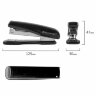 Степлер №24/6, 26/6 BRAUBERG "Classic", до 25 листов, черный, 222546, 222546