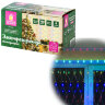 Электрогирлянда-сеть комнатная 1,5х1,5 м,160 LED, мультицветная, 220 V, контроллер, ЗОЛОТАЯ СКАЗКА, 591106, 591106