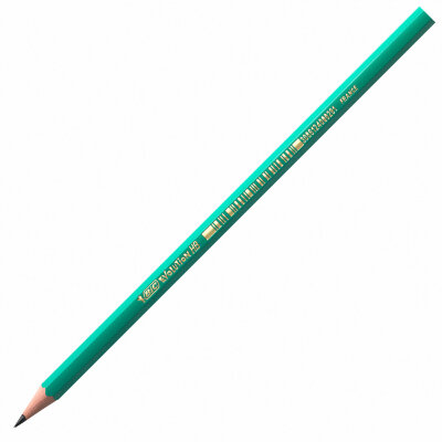 Карандаш чернографитный BIC, 1 шт., "Evolution", HB, корпус зеленый, 8803112, 60 штук, 180093