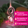Цифра-подсвечник "9" светодиодная, ЗОЛОТАЯ СКАЗКА, в наборе 4 свечи 6 см, 1 батарейка, 591432, 591432