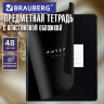 Тетрадь предметная BLACK MODE 48 л., пластиковая обложка, ЛИТЕРАТУРА, линия, подсказ, BRAUBERG, 405522, 405522