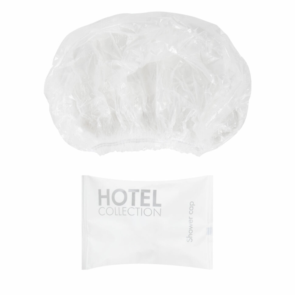 Шапочка для душа КОМПЛЕКТ 500 шт., HOTEL COLLECTION, саше, флоупак, 2000316/1, 1 штук, 608055