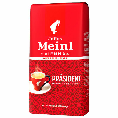 Кофе в зернах JULIUS MEINL "Prasident Classic Collection" 1 кг, ИТАЛИЯ, 89933, 622746