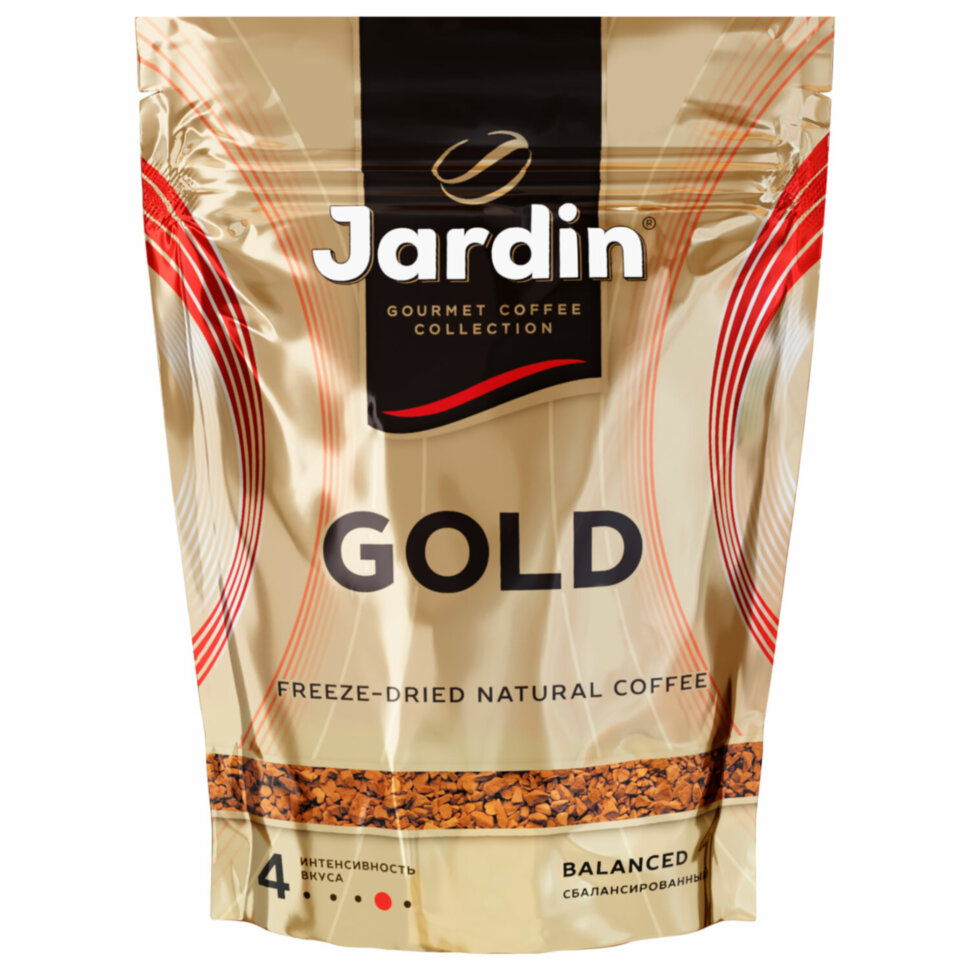 Кофе растворимый JARDIN "Gold", 240 г, сублимированный, 624193