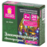 Электрогирлянда-нить комнатная "Роса" 2 м, 20 LED, мультицветная, на батарейках, ЗОЛОТАЯ СКАЗКА, 591101, 591101