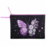 Папка для тетрадей BRAUBERG А4, 1 отделение, полиэстер, на молнии, с ручкой, "Flower butterfly", 271475, 271475
