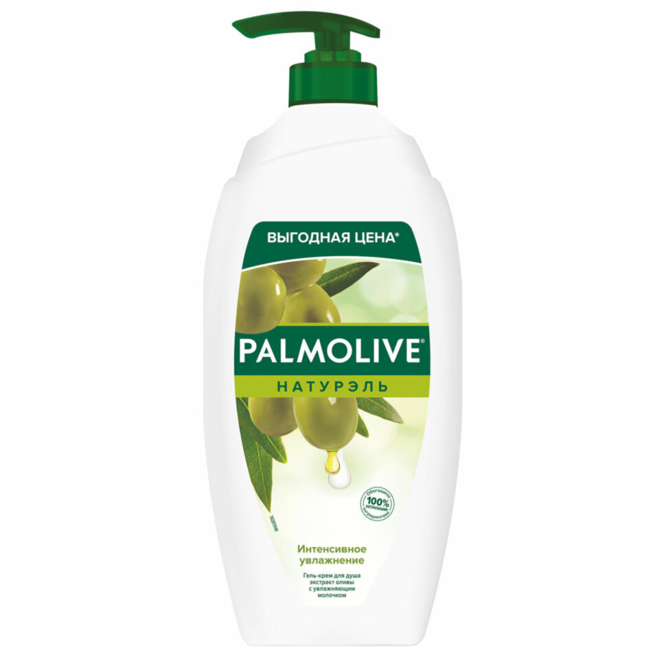 Гель для душа 750 мл, PALMOLIVE НАТУРЭЛЬ "Олива", интенсивное увлажнение, 8850006534182, 609035