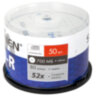 Диски CD-R SONNEN 700 Mb 52x Cake Box (упаковка на шпиле), КОМПЛЕКТ 50 шт., 512570, 512570