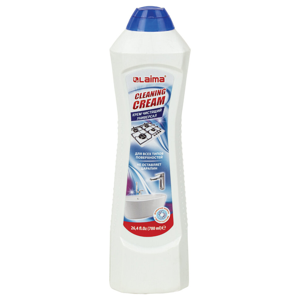 Чистящее средство универсальное крем 780 мл, LAIMA PROFESSIONAL "White fresh", 608661, 608661