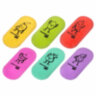 Ластик BRAUBERG KIDS "Fruits", 50х23х10 мм, пастельные цвета ассорти, 272674, 48 штук, 272674