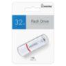 Флеш-диск 64 GB, SMARTBUY Crown, USB 2.0, белый, SB64GBCRW-W, 512779