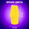 Ластики-колпачки BRAUBERG "Eraser Caps", НАБОР 12 ШТУК, яркие цвета ассорти, блистер, 271994, 271994