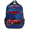 Ранец BRAUBERG QUADRO, 3 отделения, с брелком, "Rapid style", 37х28х18 см, 270603, 270603