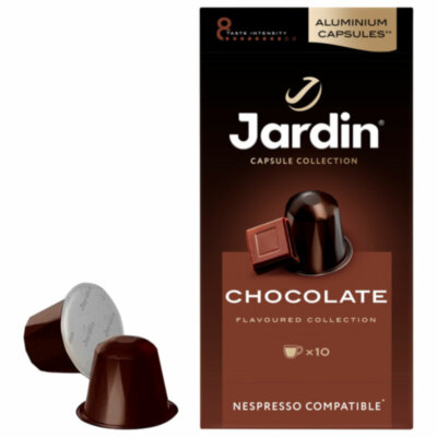Кофе в капсулах JARDIN "Chocolate" для кофемашин Nespresso, 10 порций, 624192