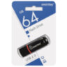 Флеш-диск 64 GB, SMARTBUY Crown, USB 2.0, черный, SB64GBCRW-K, 512783