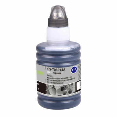 Чернила CACTUS (CS-T03P14A) для Epson M1100/M1120/M1170/M2140/M2170, черные, 140 мл, 364197