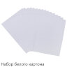 Набор картона и бумаги А4 ТОНИРОВАННЫЕ (белый 16 л., цветной 64 л., бумага 20 л.), BRAUBERG, 115091, 115091