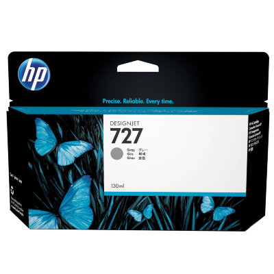 Картридж струйный для плоттера HP (B3P24A) Designjet T920/1500, №727, серый, 130 мл, оригинальный, 361329