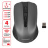 Мышь беспроводная SONNEN V99, USB, 1000/1200/1600 dpi, 4 кнопки, оптическая, серая, 513528, 513528