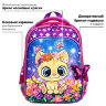 Ранец BRAUBERG QUADRO, 3 отделения, с брелком, "Charming kitten", 37х28х18 см, 270602, 270602