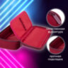 Пенал-косметичка BRAUBERG, 1 отделение, органайзер, полиэстер, 22x11,5x6 см, винный, 270845, 270845