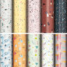 Бумага упаковочная подарочная мелованная "Terrazzo&Memphis", 70х100 см, 10 дизайнов ассорти, ЗОЛОТАЯ СКАЗКА, 592054, 50 шт., 592054