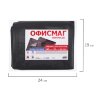 Мешки для мусора 160 л, черные, в пачке 20 шт., особо прочные, ПВД 50 мкм, 90х120 см, ОФИСМАГ, 609343