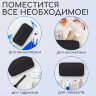Пенал-органайзер BRAUBERG, 1 отделение, органайзер, полиэстер, 22х11,5x6 см, черный, 272309, 272309