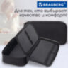 Пенал-органайзер BRAUBERG, 1 отделение, органайзер, полиэстер, 22х11,5x6 см, черный, 272309, 272309