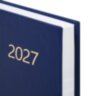 Ежедневник датированный 2027 145х215 мм, А5, STAFF, обложка бумвинил, синий, 117816, 117816