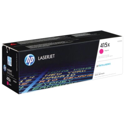 Картридж лазерный HP (W2033X) Color LaserJet M454dn/M479dw и др, №415X, пурпурный, оригинальный, ресурс 6000 страниц, 363306