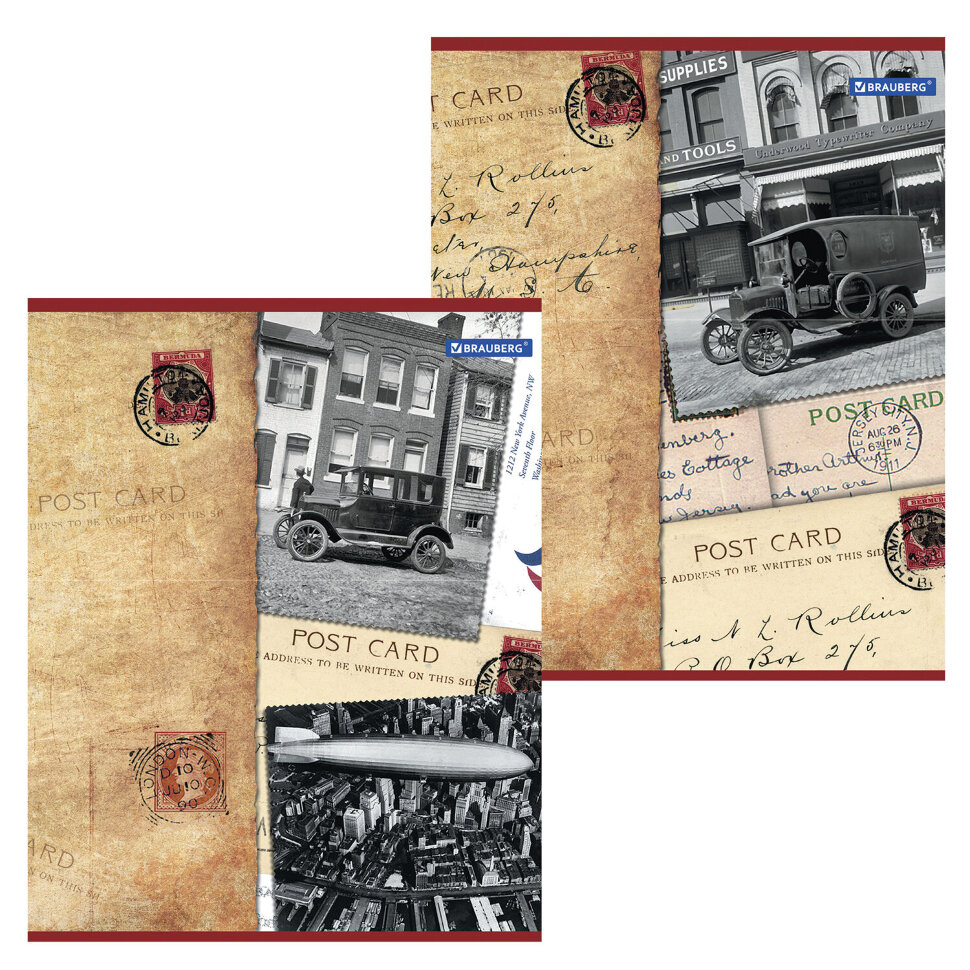 Тетрадь А5, 96 л., BRAUBERG, скоба, клетка, обложка картон, СТРАНЫ, 401292, 15 штук, 401292