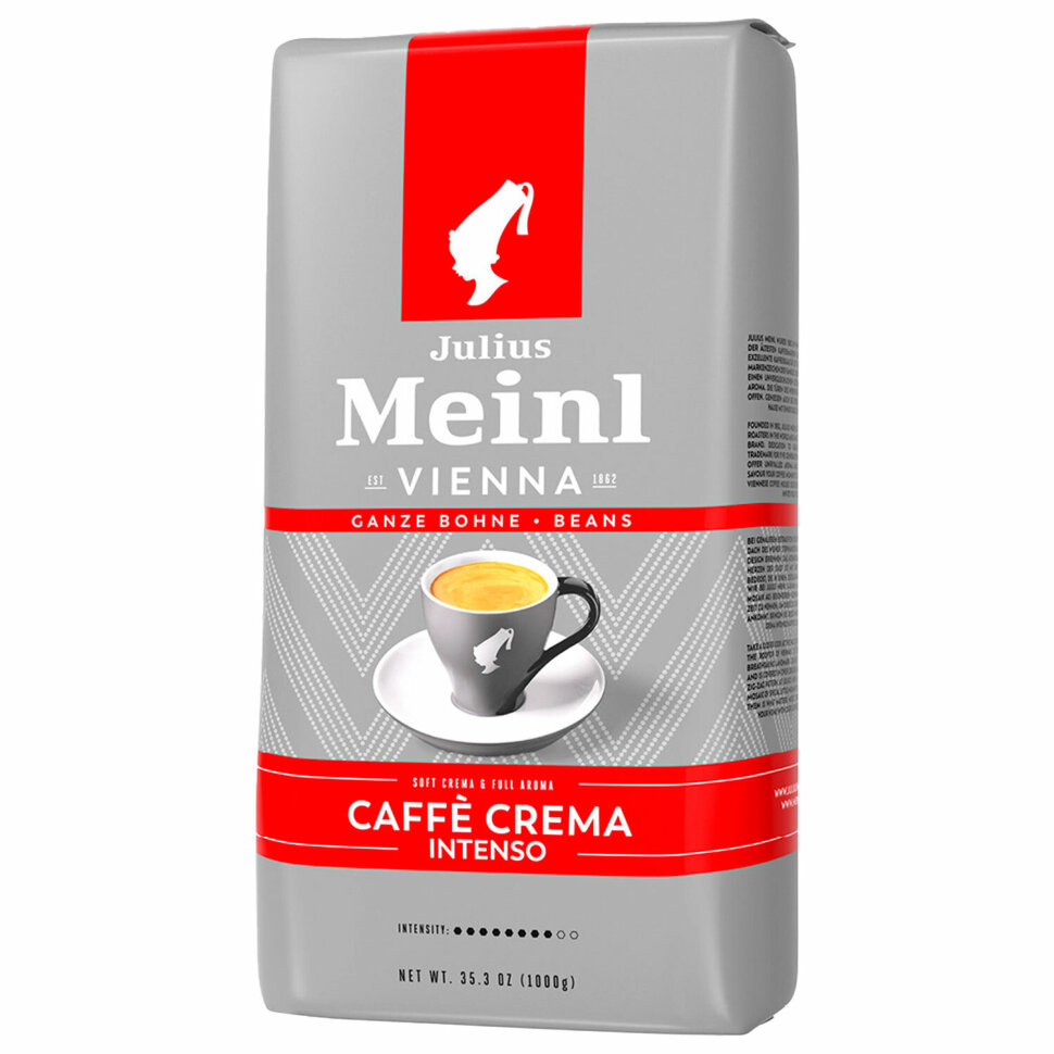 Кофе в зернах JULIUS MEINL "Caffe Crema Intenso Trend Collection", 1000 г, ИТАЛИЯ, 89535, 622748