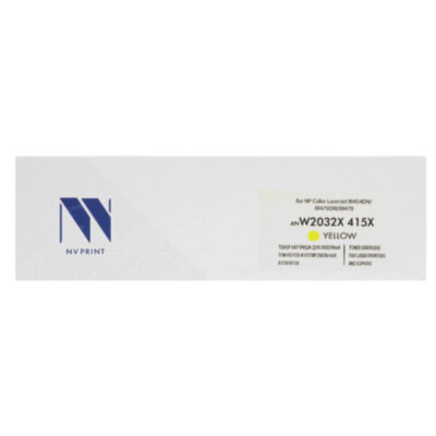 Картридж лазерный NV PRINT (NV-W2032X) для HP Color LaserJet M454dn/M454dw, желтый, ресурс 6000 страниц, 364355