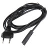 Кабель питания УНИВЕРСАЛЬНЫЙ для аудио и видеотехники C7 (2 pin), SONNEN, 1,8 м, черный, 513564, 513564