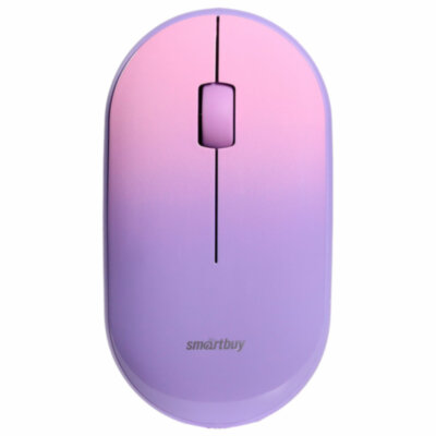 Мышь беспроводная бесшумная SMARTBUY 266AG-V, USB, 2 кнопки + 1 колесо, оптическая, фиолетовая, SBM-266AG-V, 514184