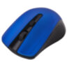 Мышь беспроводная SONNEN V99, USB, 1000/1200/1600 dpi, 4 кнопки, оптическая, синяя, 513530, 513530