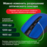 Мышь беспроводная SONNEN V99, USB, 1000/1200/1600 dpi, 4 кнопки, оптическая, синяя, 513530, 513530