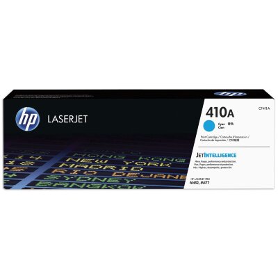 Картридж лазерный HP (CF411A) LaserJet Pro M477/M452, №410A, голубой, оригинальный, ресурс 2300 страниц, 362113