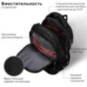 Рюкзак BRAUBERG URBAN универсальный с отделением для ноутбука, USB-порт, "Kinetic", черный, 46х31х18 см, 270798, 270798