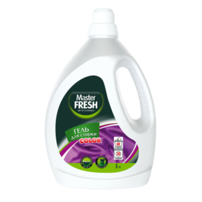 Гель для стирки для цветных тканей 3 л MASTER FRESH "COLOR", С0007897, 703143