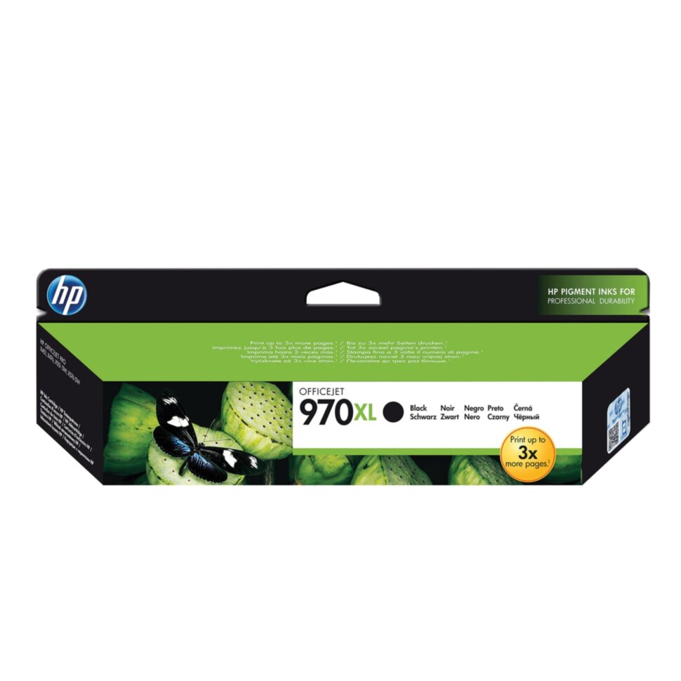 Картридж струйный HP (CN625AE) OfficeJet Pro X576/476/451/551, №970XL, черный, оригинальный, ресурс 9200 страниц, 361501