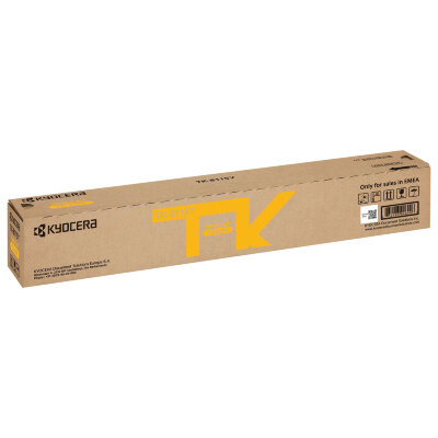 Тонер-картридж KYOCERA (TK-8115Y) M8124cidn/M8130cidn, желтый, ресурс 6000 стр., оригинальный, 1T02P3ANL0, 363060