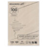 Крафт-бумага для графики, эскизов А4(210х297мм), 160г/м2, 100л, BRAUBERG ART CLASSIC,112487, 112487